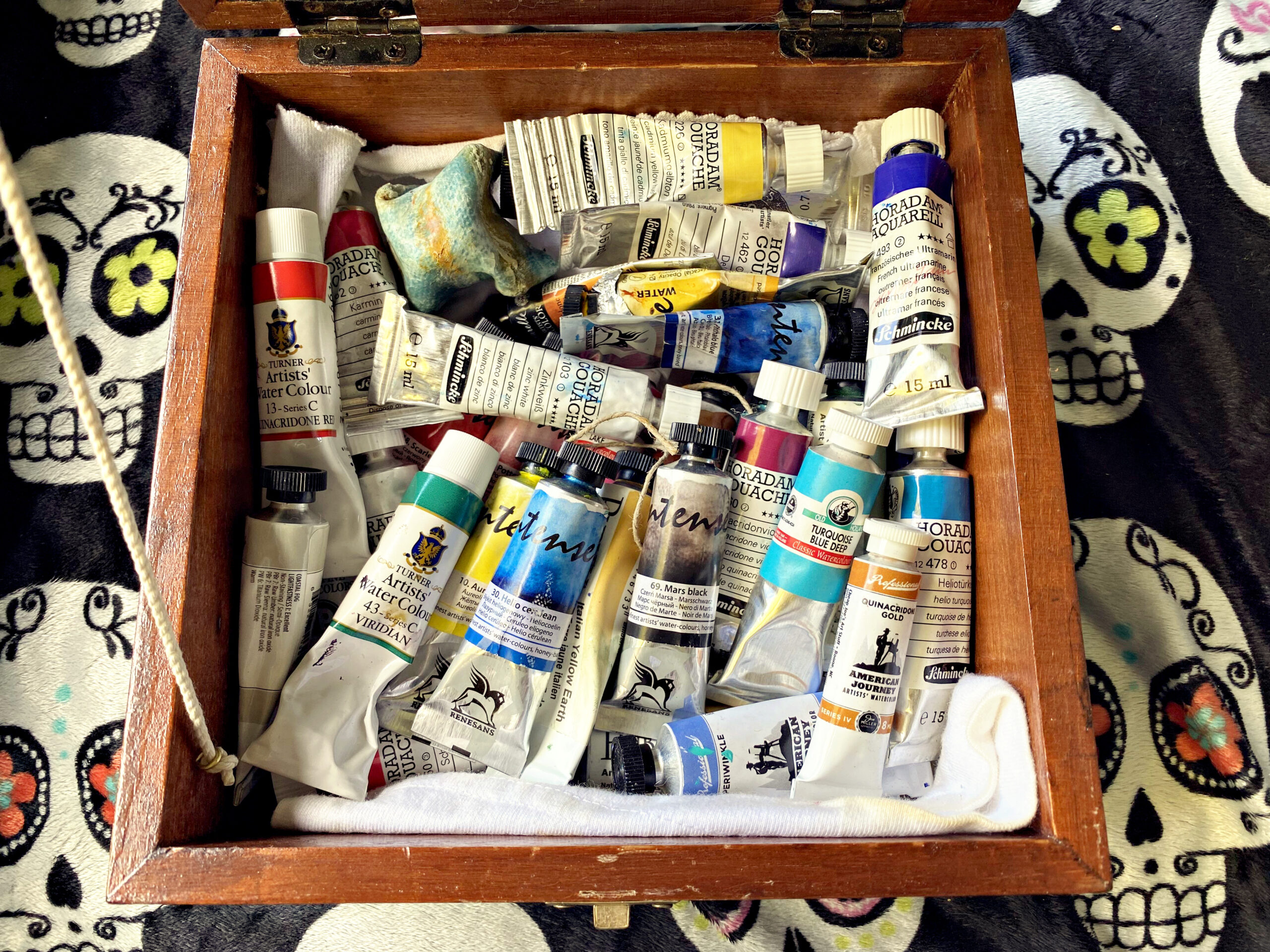 watercolor tubes